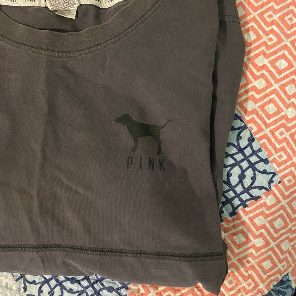 VS Pink long sleeve t-shirt. Size L